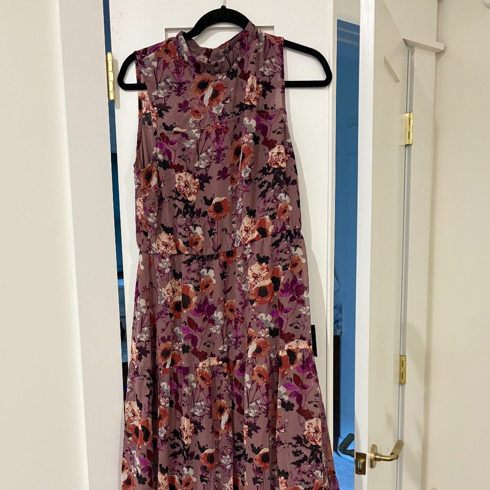 In My Dreams Floral Print Midi Dress